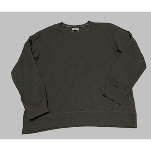 Boston Traders Mens Sweater XL Dark Grey Long Sleeve Pullover Crewneck Sweater